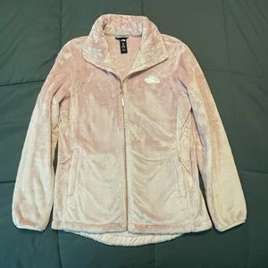 The North Face Osito Jacket in Purdy Pink with Rose Gold Zipper Size Medium